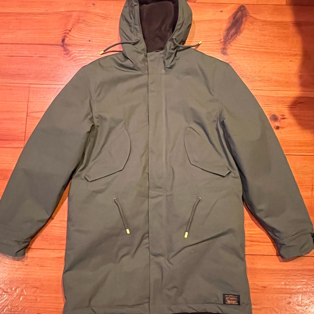 Levi's Skateboarding Fish Tail parka jacket in green